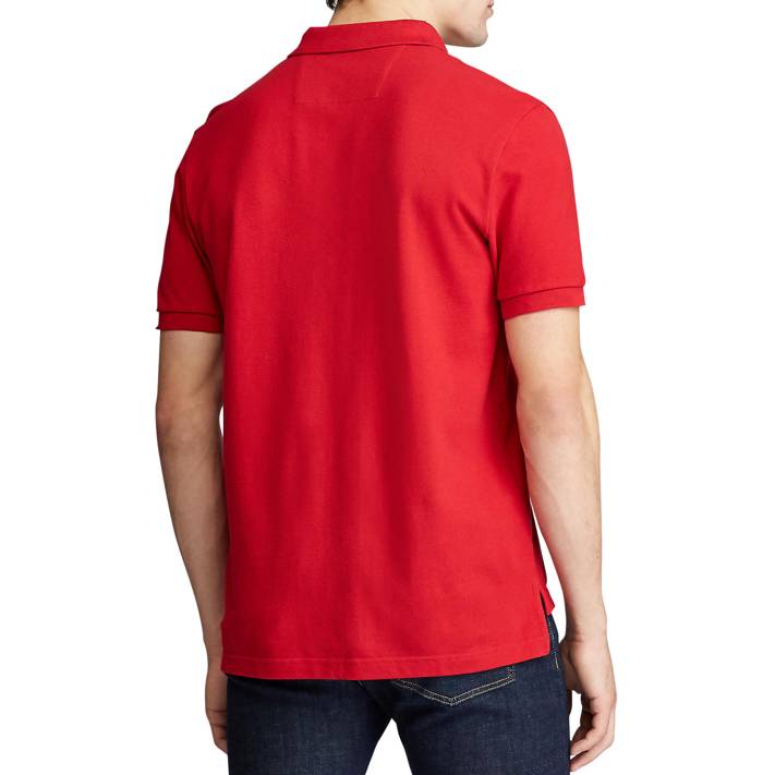  Chaps Chaps Men's Short Sleeve Everyday Solid Pique Polo - Chaps Red - Bonton