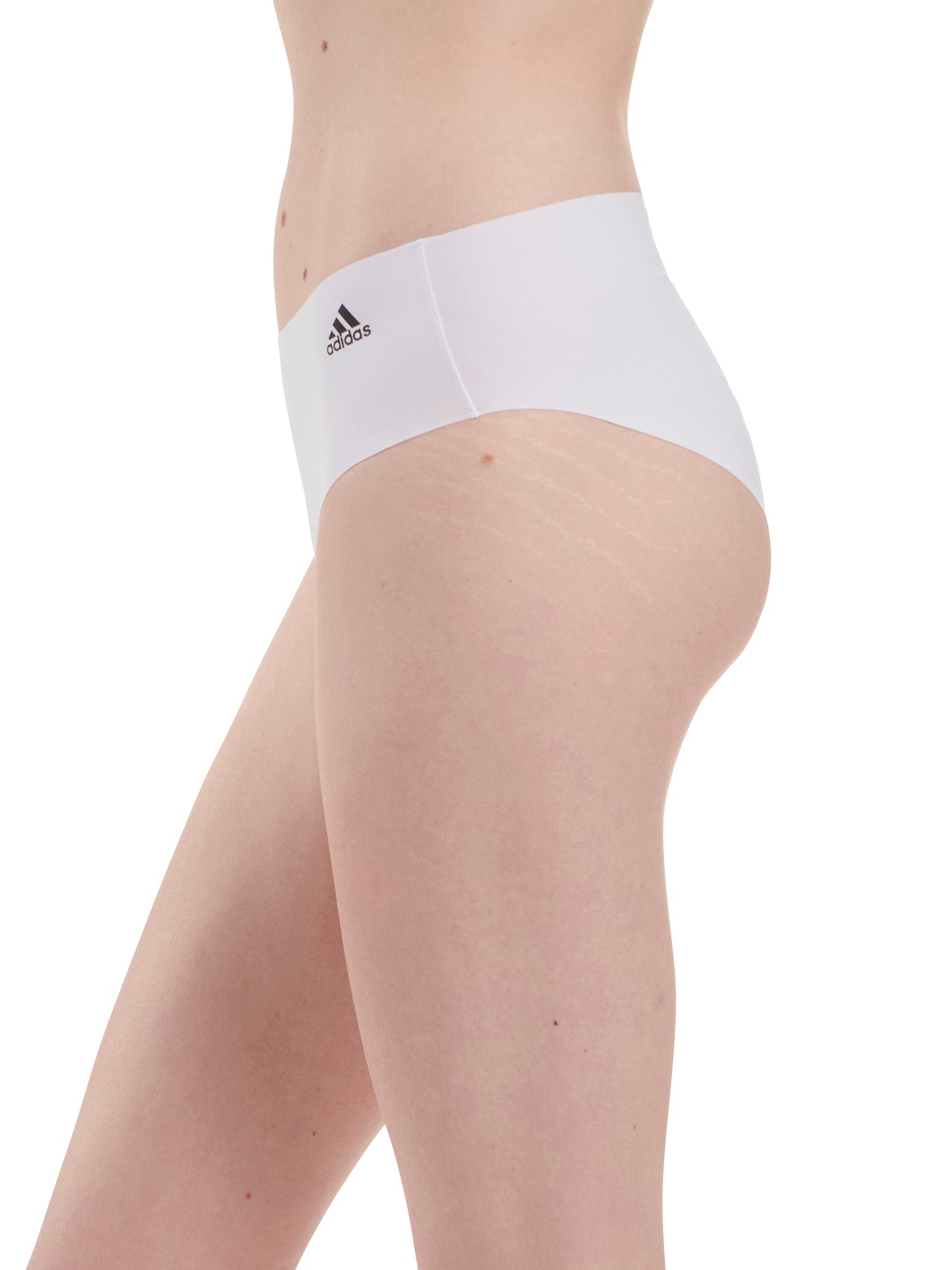  Adidas Cheeky Hipster Briefs - White - Bonton