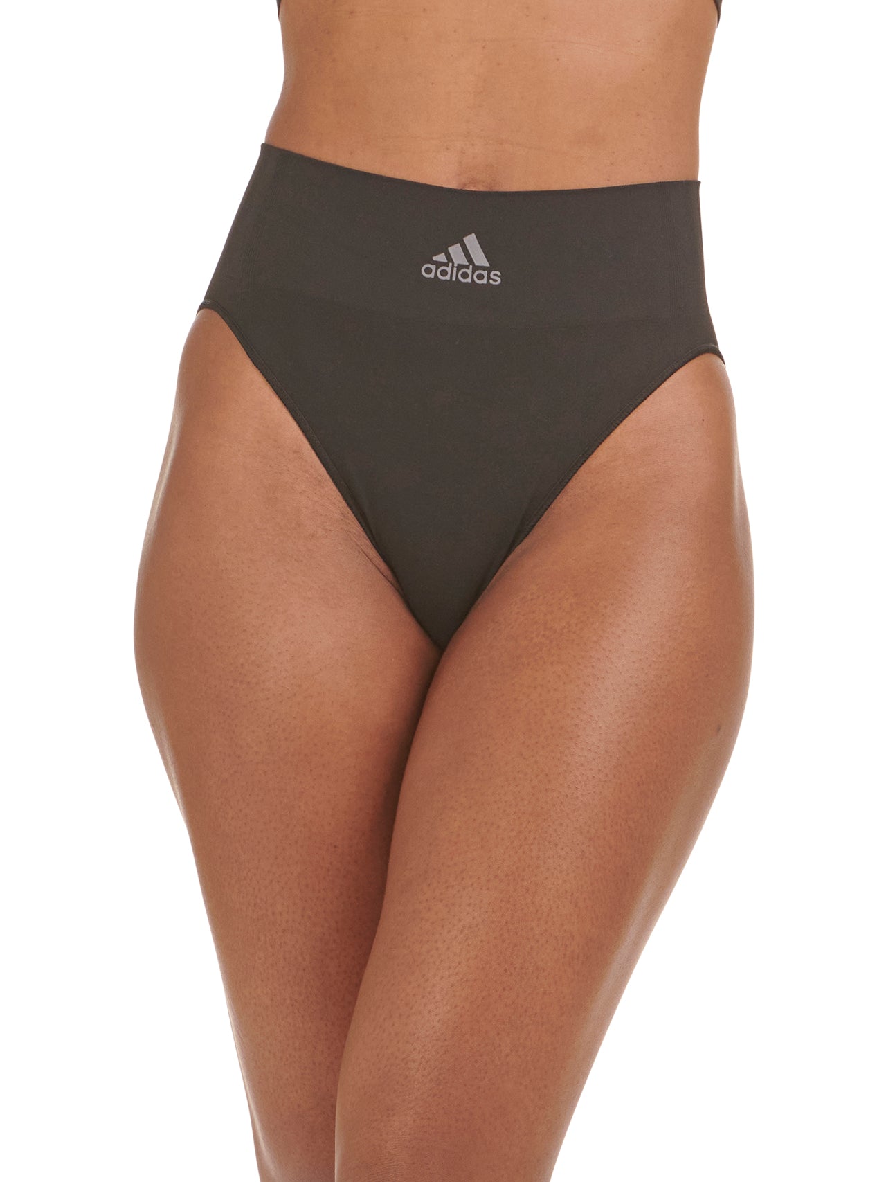  Adidas High Leg Seamless Briefs - Black - Bonton