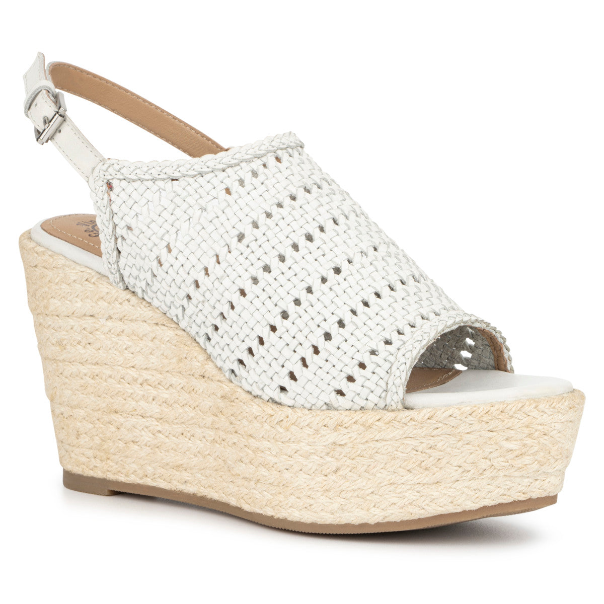  Women's Cynthia Wedge - White - Bonton