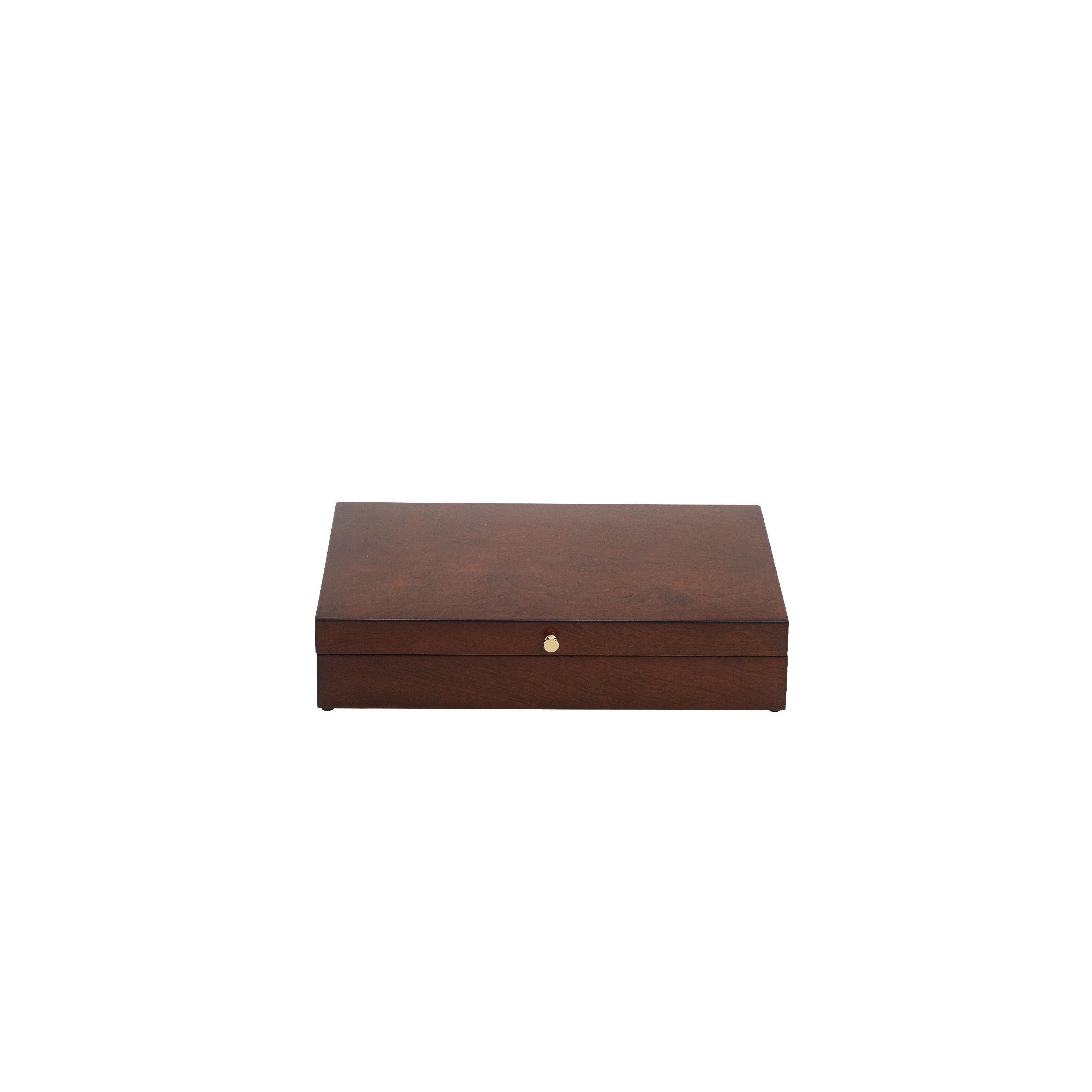  Reed & Barton Eureka Mahogany Flatware Storage Chest - Brown - Bonton