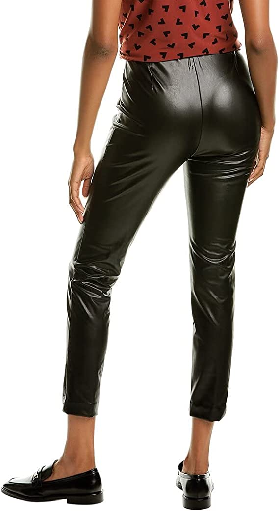  Anne Klein Plus Size Pull-On Faux Leather Leggings - Espresso - Bonton