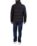 Men's Puffer Jacket with Stand-up Collar