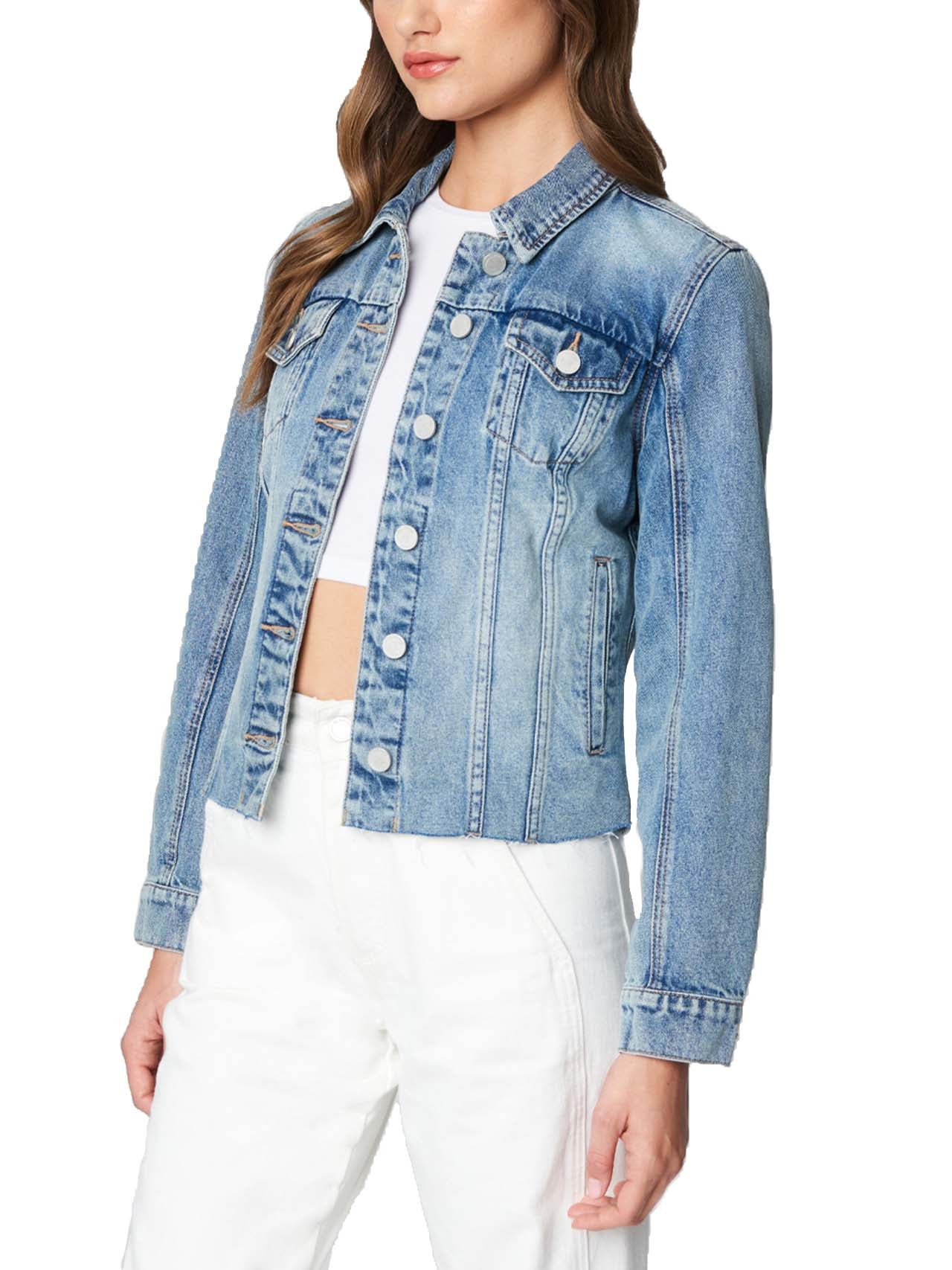  BlankNYC Fitted Denim Jacket - Blue - Bonton