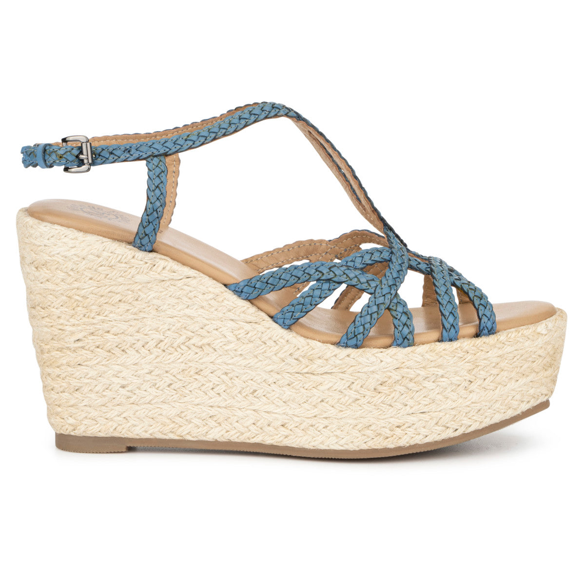  Women's Eloise Wedge - Blue - Bonton