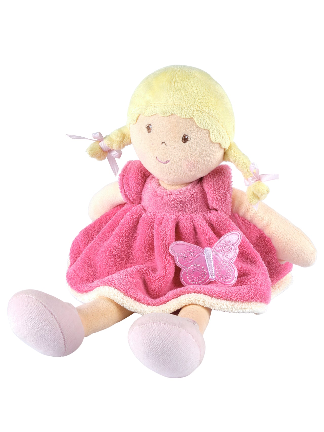  Ria Doll in Pink Dress - Pink - Bonton