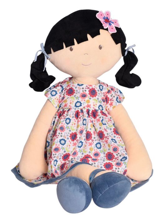 Jumbo Lilac Doll in Floral Dress