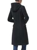 Women's Liv Hooded Toggle Duffle Wool Coat