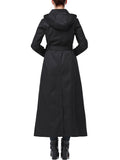 Women's Jessica Water-Resistant Hooded Long Trench Coat