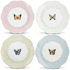 Butterfly Meadow Dessert Plates Set of 4