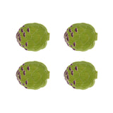Artichoke Fruit Plates Set of 4
