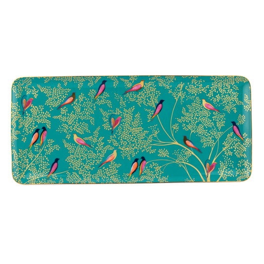 Sara Miller Chelsea Collection Green Sandwich Tray