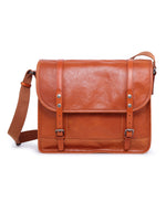 High-Quality Genuine Handcrafted Leather Messenger Bag