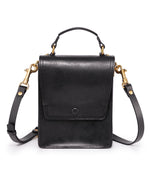 Compact Leather Crossbody Bag