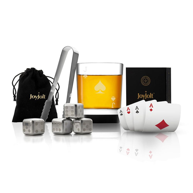 Poker Jack of Spades Whiskey Gift Set