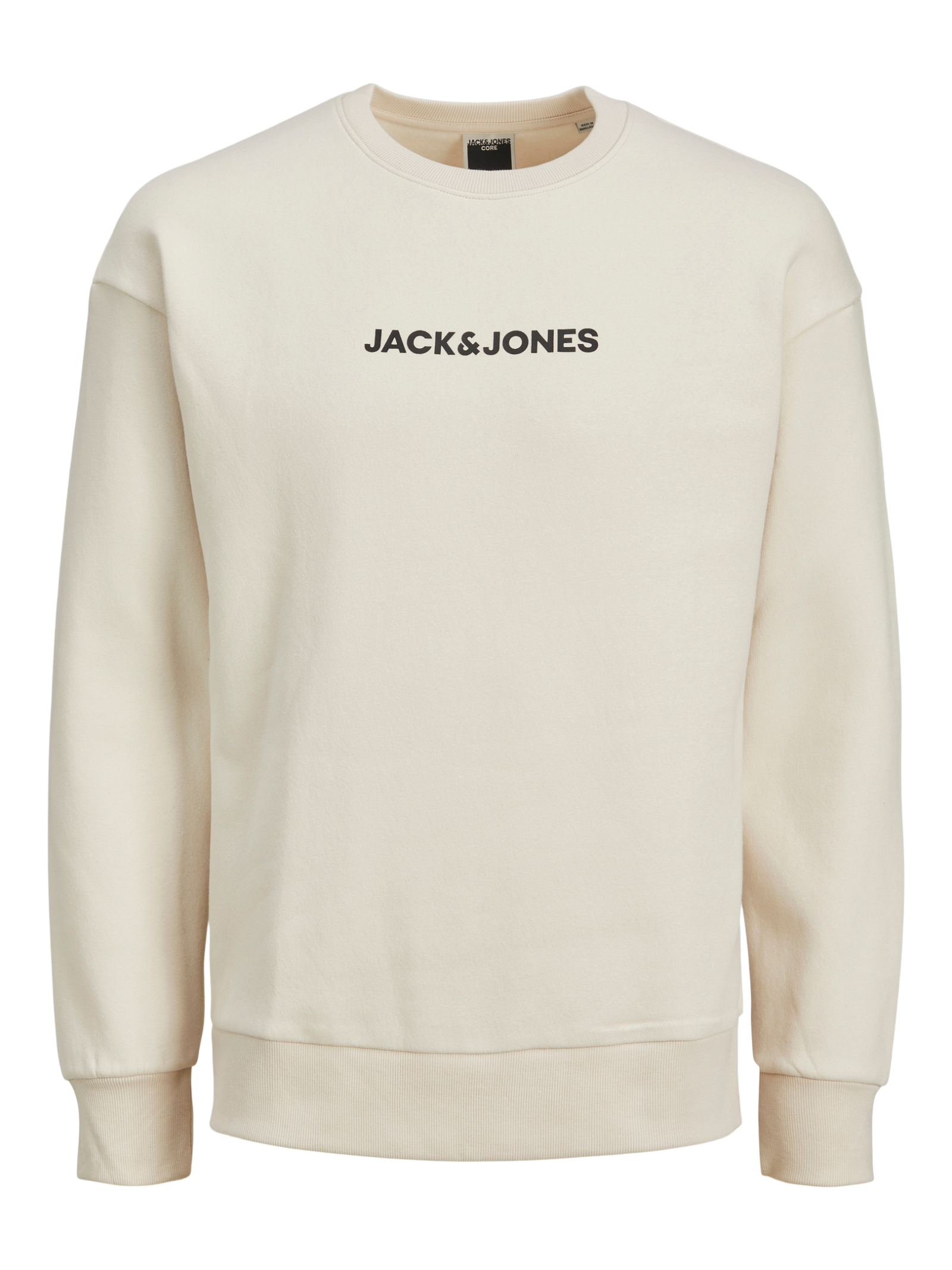  Jack & Jones Jcoswish Crewneck Sweatshirt - Mandarin Orange - Bonton