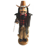14" Leather Duster Cowboy Nutcracker Figurine