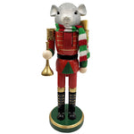 13" Christmas Mouse Nutcracker Figurine