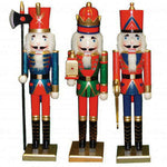 24" KING, GUARD, & SOLDIER Nutcrackers Set of 3