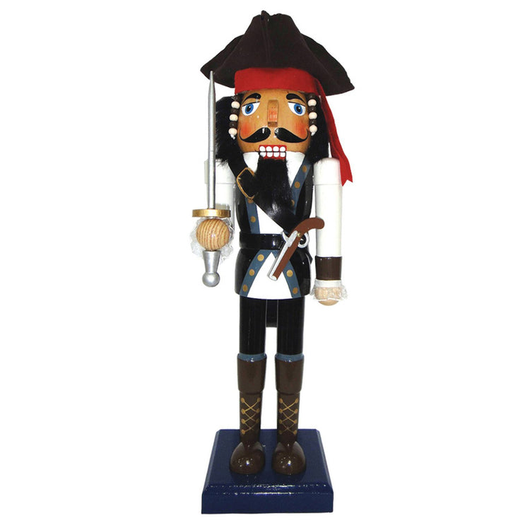 14" Johnny Pirate Nutcracker Figurine