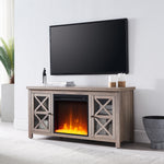 Colton TV Stand with Crystal Fireplace for TV's up to 55"