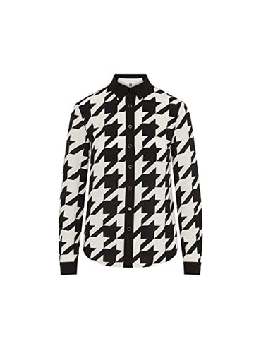 Printed Button Down Blouse