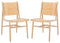 Adira Textured Rattan Dining Chair Set of 2