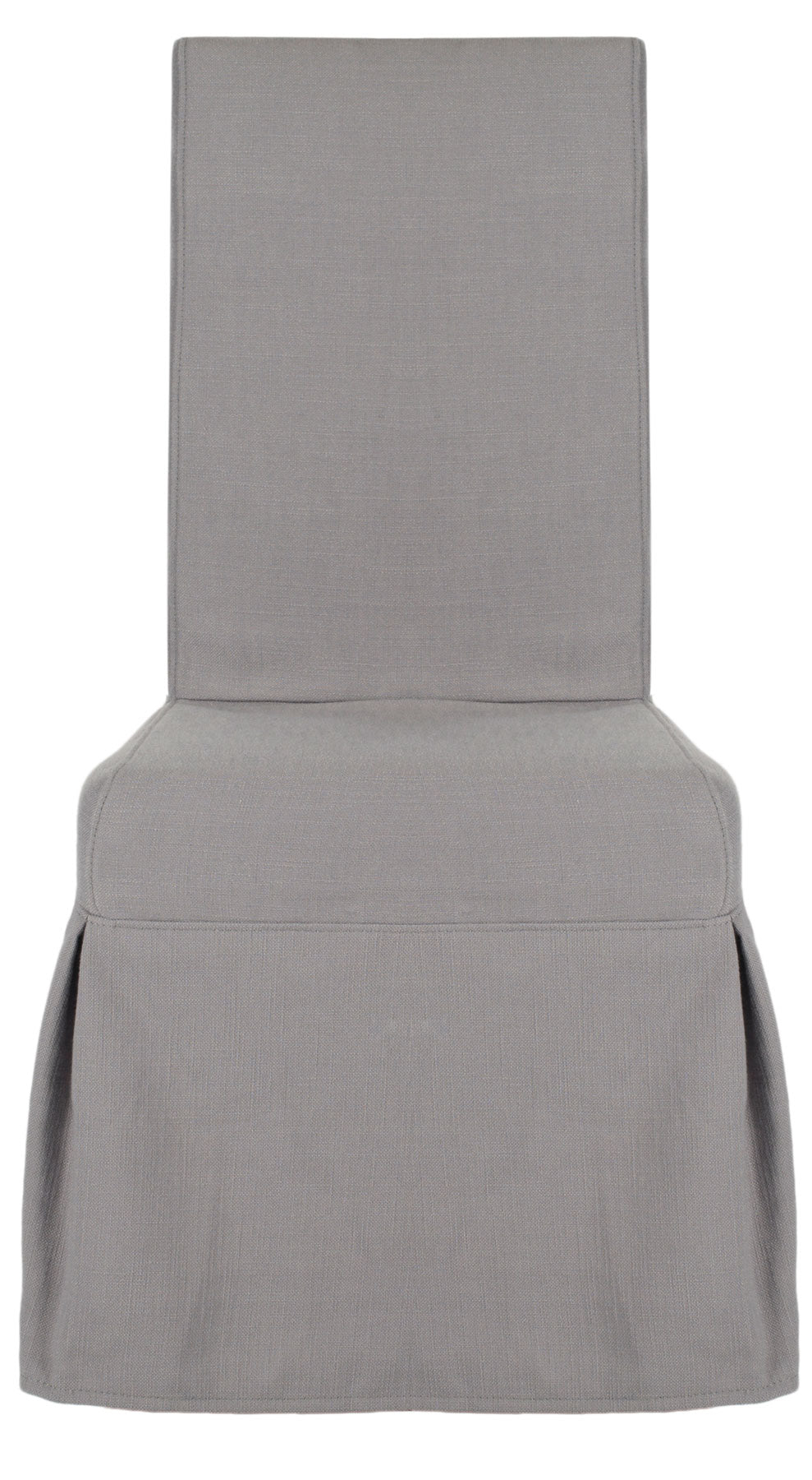  Safavieh Adrianna Slipcover Chairs Set of 2 - Arctic Grey - Bonton