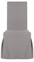  Safavieh Adrianna Slipcover Chairs Set of 2 - Arctic Grey - Bonton