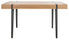  Safavieh Alyssa Wooden Dining Table - Natural Brown / Black Legs - Bonton