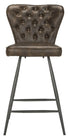  Safavieh Ashby Swivel Counter Stool Set of 2 - Brown - Bonton