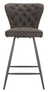  Safavieh Ashby Swivel Counter Stool Set of 2 - Grey - Bonton