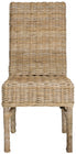  Safavieh Beacon Rattan Side Chair Set of 2 - Natural - Bonton