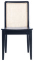  Safavieh Benicio Rattan Dining Chair Set of 2 - Black / Natural - Bonton