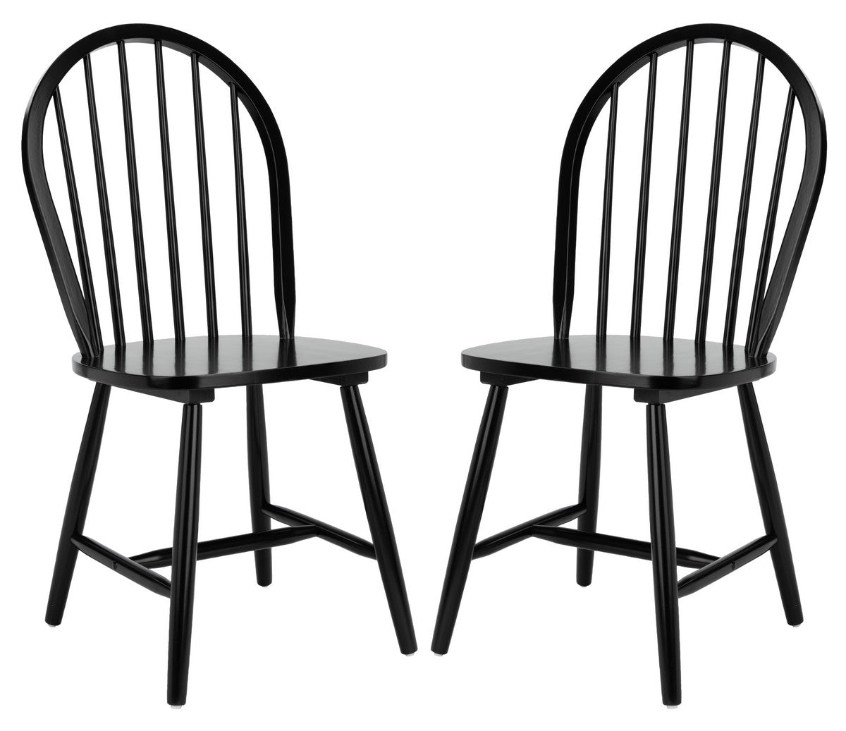  Safavieh Camden Dining Chair Set of 2 - Black - Bonton