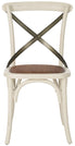  Safavieh Eleanor Farmhouse Side Chair Set of 2 - Antique White - Bonton