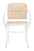  Safavieh Keiko Cane Dining Chair - White/Natural - Bonton