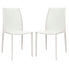  Safavieh Korbin Stacking Side Chairs Set of 2 - White - Bonton