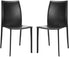  Safavieh Korbin Stacking Side Chairs Set of 2 - Black - Bonton