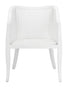  Safavieh Maika Natural Cane Dining Chair - White - Bonton