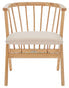  Safavieh Noah Spindle Dining Chair Set of 2 - Natural  /Beige Cushion - Bonton