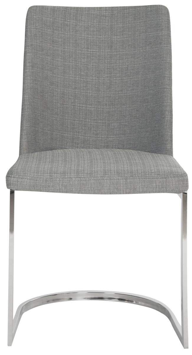  Safavieh Parkston Side Chair Set of 2 - Dark Grey Linen - Bonton