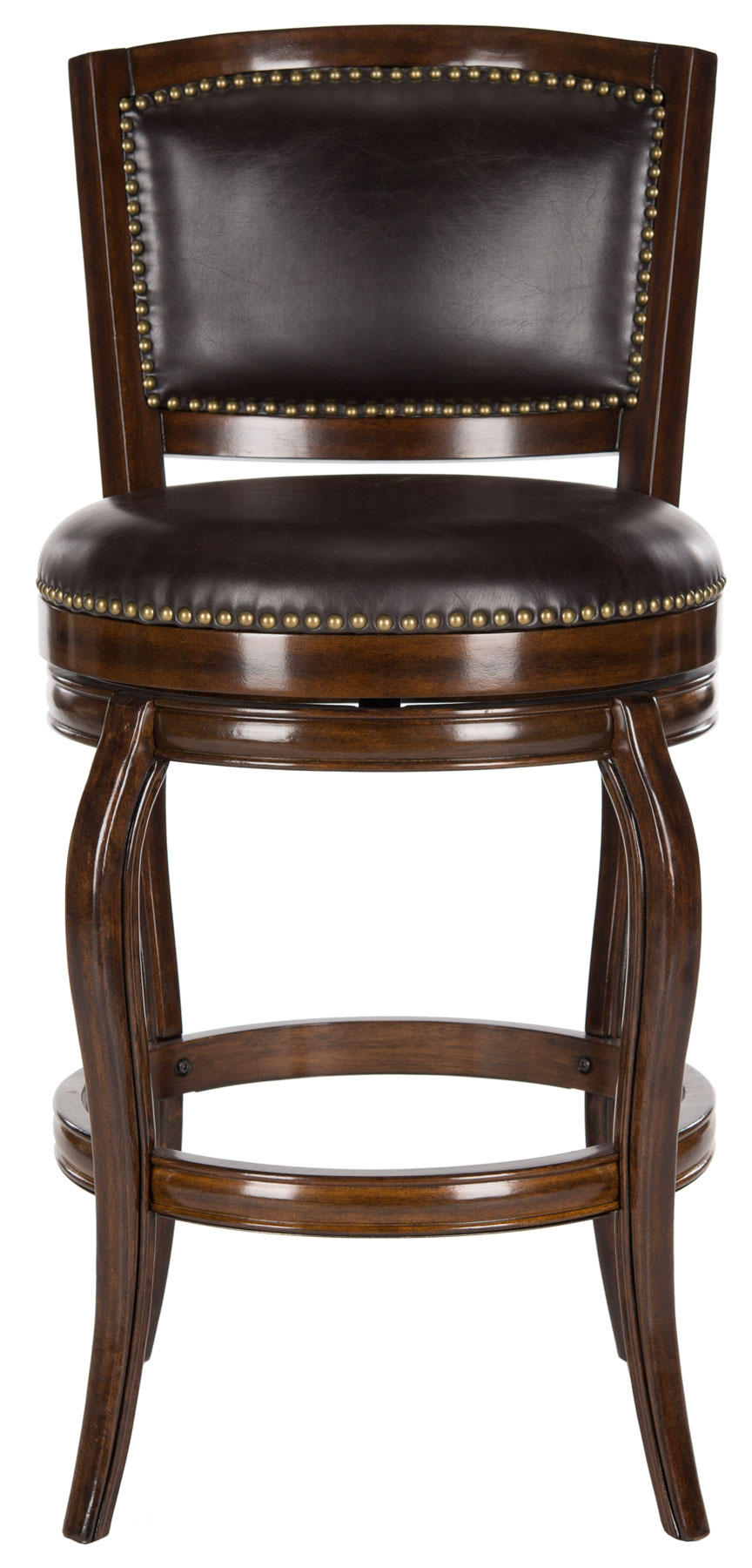  Safavieh Pasquale Bar Stool - Espresso/Brown - Bonton