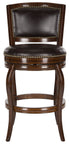  Safavieh Pasquale Bar Stool - Espresso/Brown - Bonton