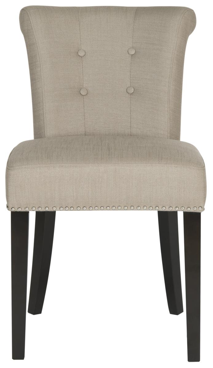  Safavieh Sinclair Ring Chairs Set of 2 - Oyster Grey - Bonton