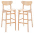  Safavieh Thaxton Bar Stools Set of 2 - Natural - Bonton