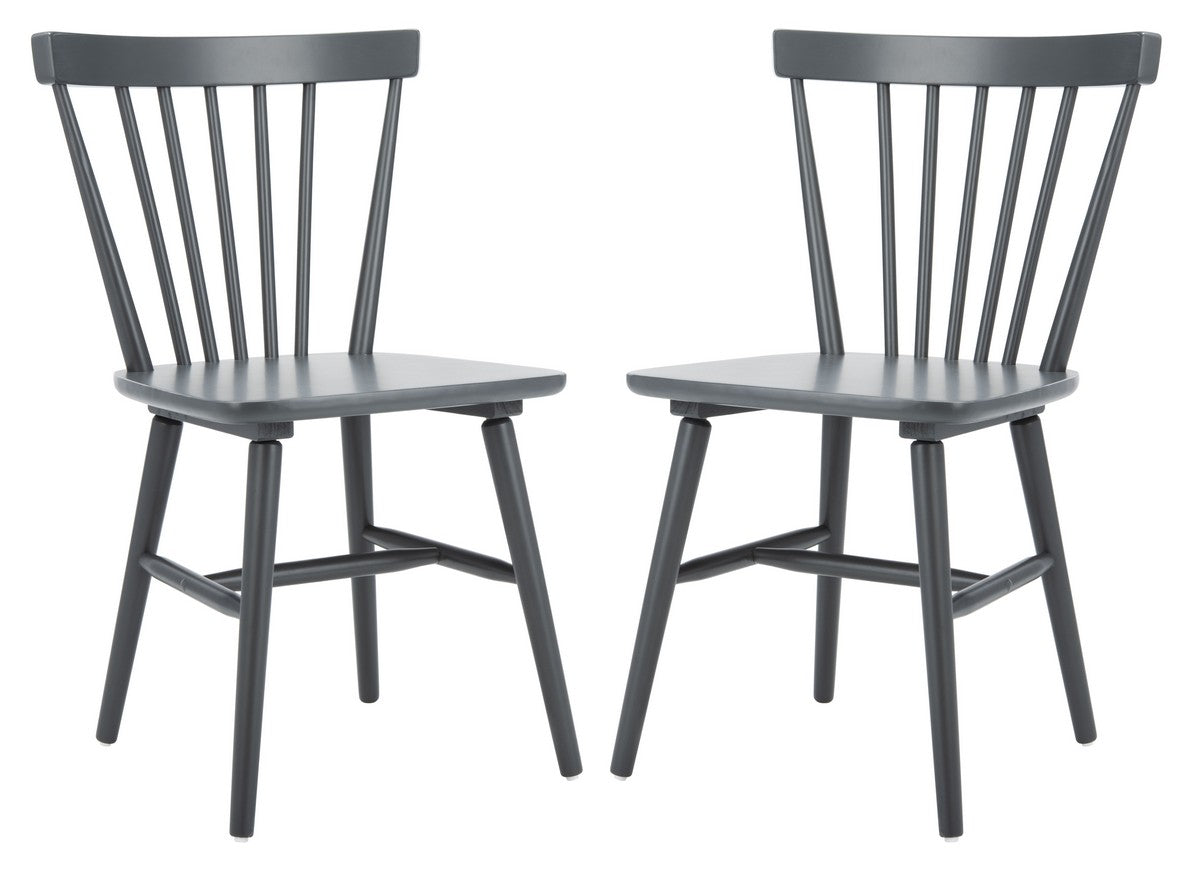  Safavieh Winona Dining Chairs Set of 2 - Grey - Bonton