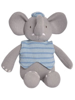 Alvin the Elephant Knitted Ragdoll
