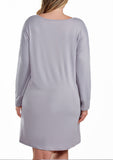 Ferris Ultra Soft Plus Size Sleep Shirt/Dress in Ultra Soft and Cozy Lounge Style