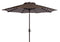 Athens Inside Out Striped Crank Outdoor Auto Tilt Umbrella